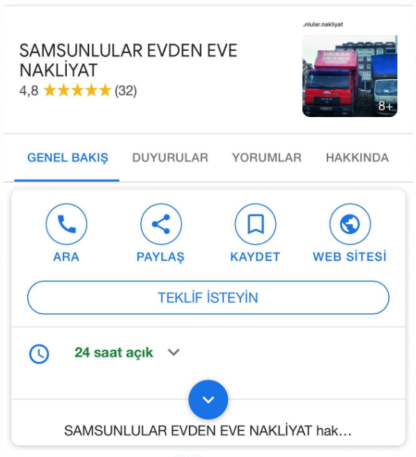 google işletmem